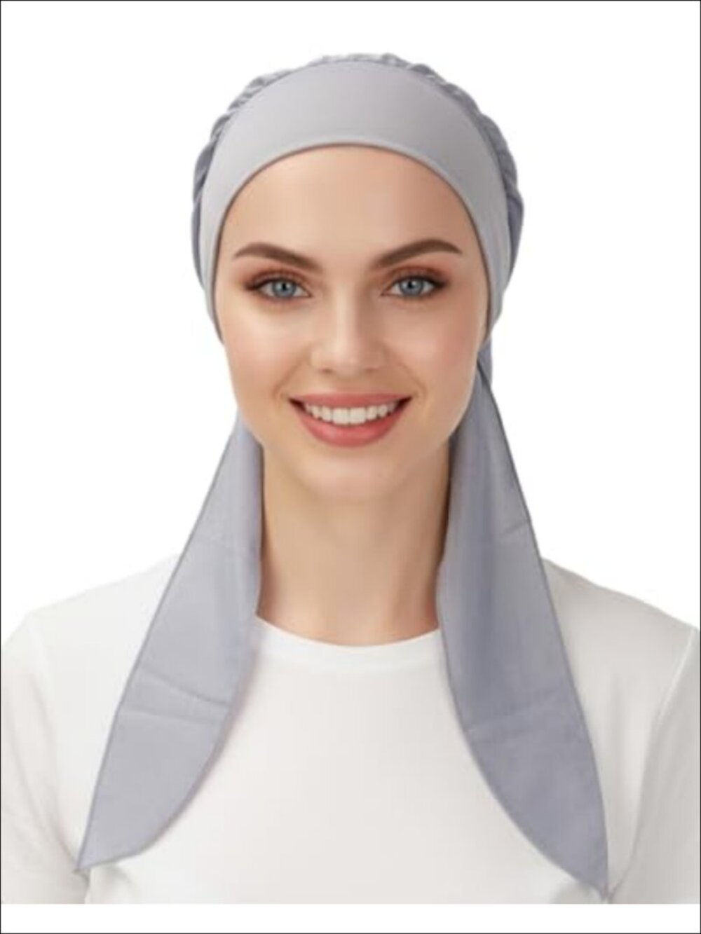 Chemo Headwear for Women Lightweight Summer Cap with Head Scarf Silky Soft Hair